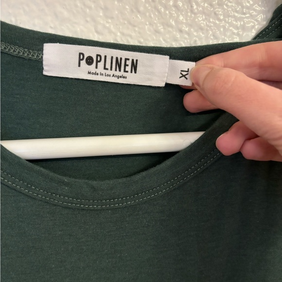 Pop linen / For Days Sophie Tank Jersey Dress in Pine, size XL - Picture 2 of 10